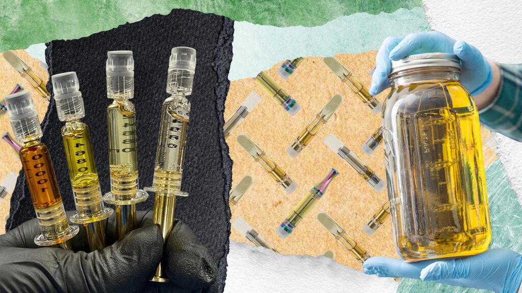 hash rosin vs distillate